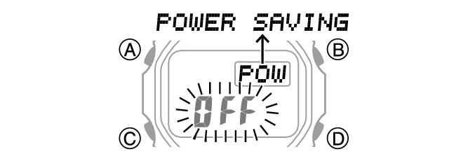 Configuring Power Saving Function Settings Module No. 3459/3461 G