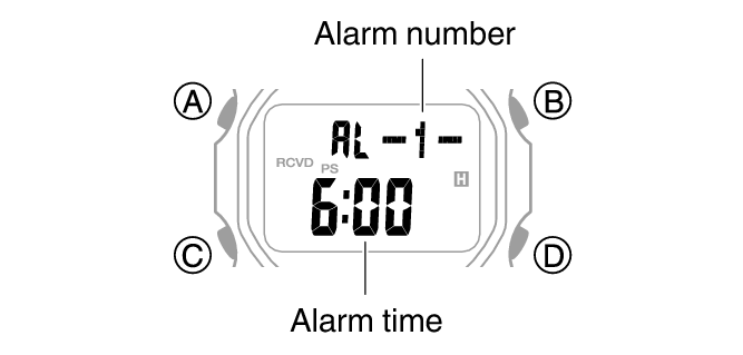 Configuring Alarm Settings Module No. 3493 BABY G Support CASIO