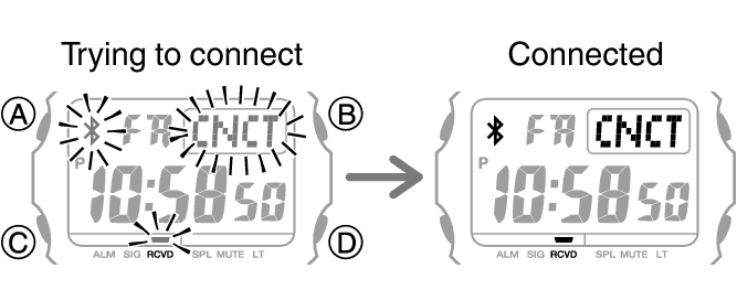 Casio digital watch clearance instructions