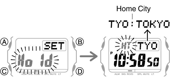 Casio set online date