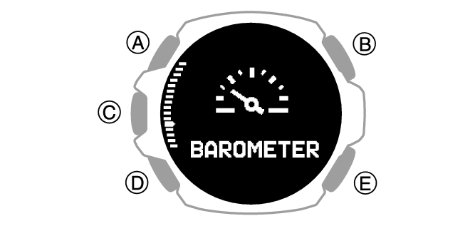 G shock barometer discount reading