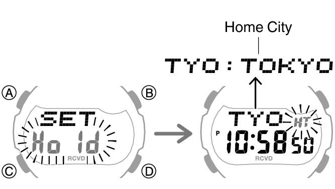 Changing the Date Display Format Module No. 3519 G SHOCK Support