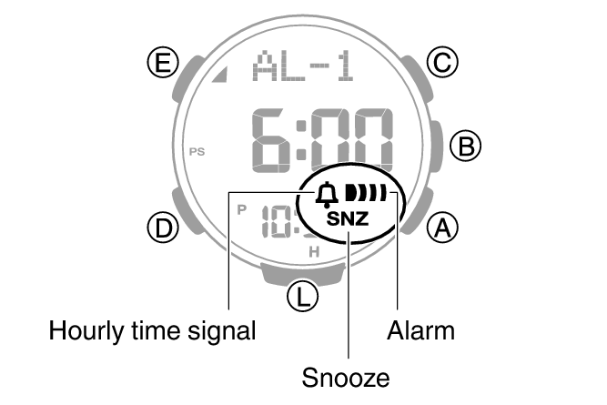 Casio how to discount turn off alarm