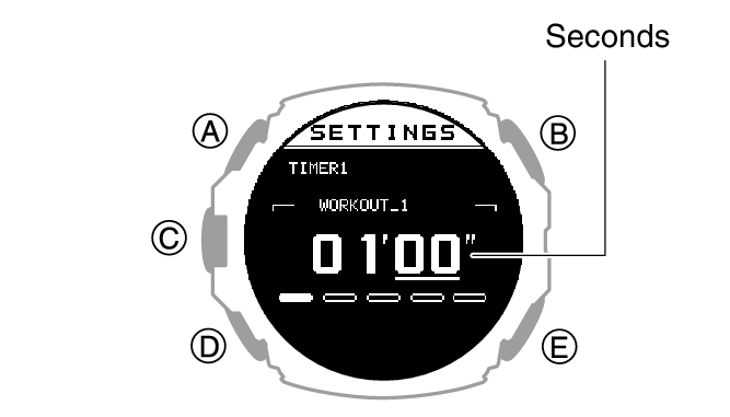 Casio interval online timer