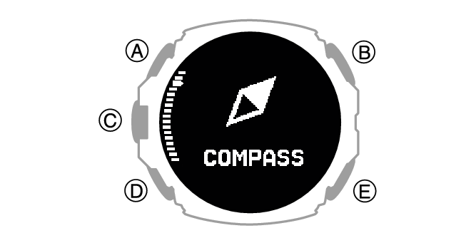 G shock best sale with compass