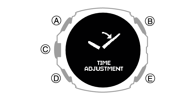 G shock discount time setting manual