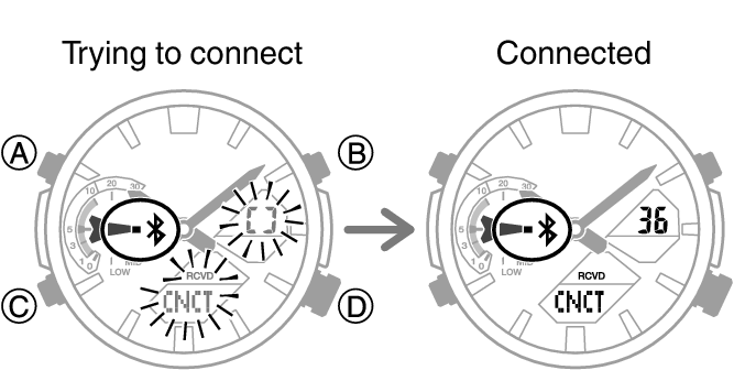 Connecting g clearance shock to phone