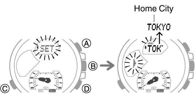 Casio edifice reset discount hands