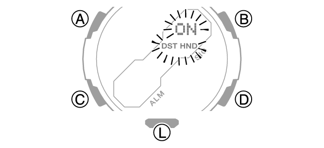 G shock manual adjust time hot sale