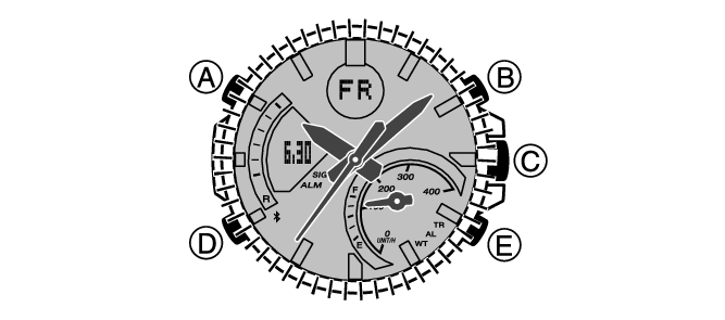 Viewing the Face in the Dark Module No. 5707 EDIFICE - Support - CASIO