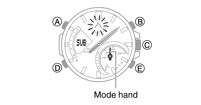 Adjusting Hand Alignment Module No. 5707 EDIFICE Support CASIO