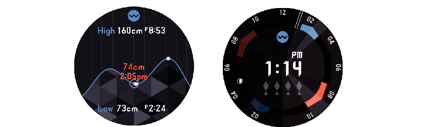 casio tide graph setting