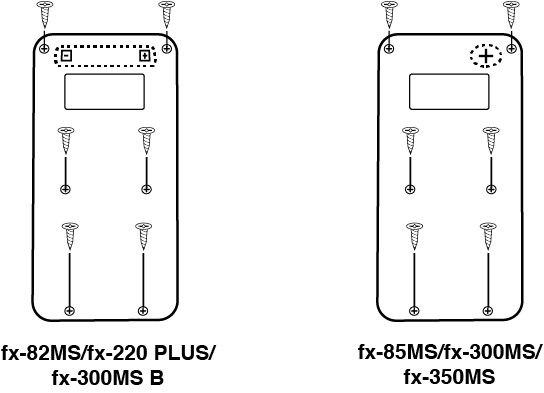 fx-82MS/fx-220 PLUS fx-85MS/fx-300MS/fx-350MS