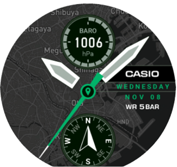 Casio Pro Trek Smart, une montre GPS avec des cartes en couleurs